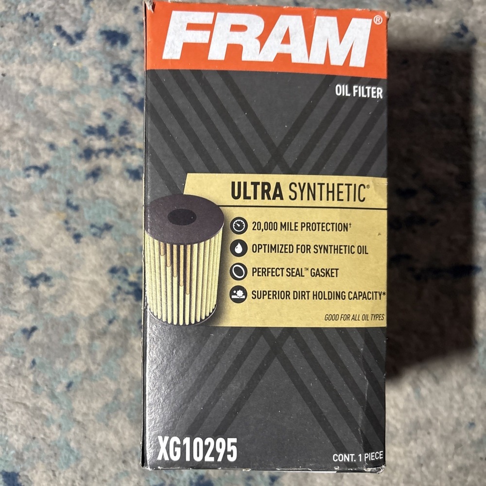 Fram Oil Filter Ultra Synthetic With Perfect Seal Gasket XG10295 Brand New